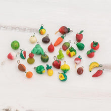 Load image into Gallery viewer, Mini Tropical Fruit Ornaments (Set of 30) from Guatemala - Tropical Flavors | NOVICA
