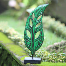 Load image into Gallery viewer, Lucky Leaves in Green
