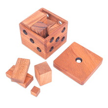 Load image into Gallery viewer, Handmade Raintree Wood Puzzle - Undone Cube | NOVICA
