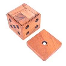 Load image into Gallery viewer, Handmade Raintree Wood Puzzle - Undone Cube | NOVICA
