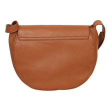Load image into Gallery viewer, Hand Crafted Brown Leather Sling Bag - Sing Softly in Brown | NOVICA
