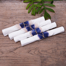Load image into Gallery viewer, Hand Crafted Placemats and Coasters (Set for 4) - Indigo River | NOVICA
