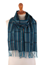 Load image into Gallery viewer, Hand Loomed Baby Alpaca Scarf - Huancayo Heritage | NOVICA
