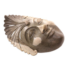 Load image into Gallery viewer, Hand Carved Balinese Hibiscus Wood Mask - Balinese Masque | NOVICA

