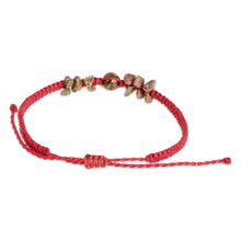 Load image into Gallery viewer, Handmade Tiger's Eye and Unakite Bracelet - Tiger Forest | NOVICA
