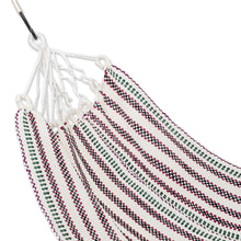 Load image into Gallery viewer, Handcrafted Hammock from Costa Rica (Single) - Afternoon Break | NOVICA
