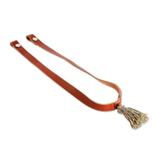 Load image into Gallery viewer, Handcrafted Leather Mask and Eyeglass Lanyard - Practical Beauty | NOVICA
