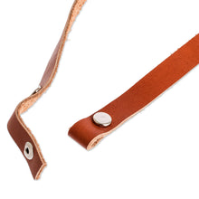Load image into Gallery viewer, Handcrafted Leather Mask and Eyeglass Lanyard - Practical Beauty | NOVICA
