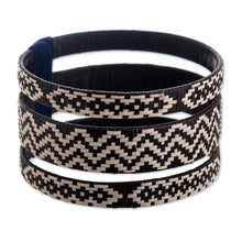 Load image into Gallery viewer, Handmade Colombian Cuff Bracelet - Dreaming of Mountains | NOVICA
