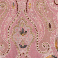 Load image into Gallery viewer, Hand-Embroidered Wool Shawl from India - Passionate Paisley | NOVICA
