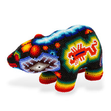 Load image into Gallery viewer, Huichol Beaded Bear Figurine - Scorpion Bear | NOVICA
