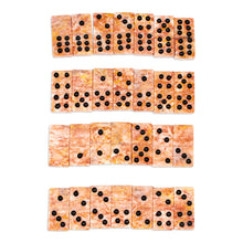 Load image into Gallery viewer, Light Rose Marble 28-Piece Domino Set Mexico - Pink Domino | NOVICA
