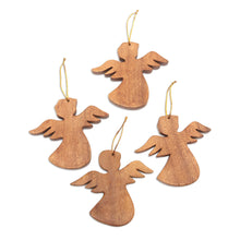 Load image into Gallery viewer, Artisan Crafted Angel Ornaments (Set of 3) - Heavenly Messengers | NOVICA
