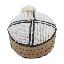 Load image into Gallery viewer, Hand Made Beaded Bamboo Box from Bali - Mod Combo | NOVICA
