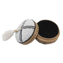 Load image into Gallery viewer, Hand Made Beaded Bamboo Box from Bali - Mod Combo | NOVICA
