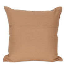 Load image into Gallery viewer, Cotton Cushion Cover with Geometric Motif - Geometric Delight | NOVICA
