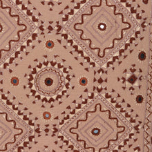 Load image into Gallery viewer, Cotton Cushion Cover with Geometric Motif - Geometric Delight | NOVICA
