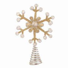Load image into Gallery viewer, Artisan Crafted Star-Shaped Tree Topper - Sparkling Holiday | NOVICA
