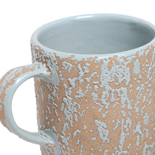 Load image into Gallery viewer, Ceramic Mugs with Rustic Finish (Pair) - Sea Foam | NOVICA

