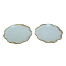 Load image into Gallery viewer, Handmade Ceramic Salad Plates (Pair) - First Course | NOVICA
