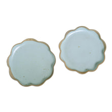 Load image into Gallery viewer, Handmade Ceramic Salad Plates (Pair) - First Course | NOVICA
