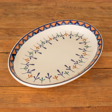 Load image into Gallery viewer, Ceramic Hand Painted Oval Serving Platter (14 Inch) - Antigua Breeze | NOVICA
