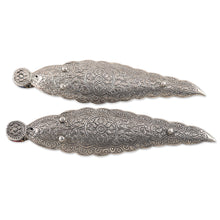 Load image into Gallery viewer, Elephant-Themed Aluminum Incense Holders (Pair) - Brilliant Elephant | NOVICA
