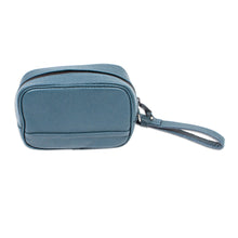 Load image into Gallery viewer, Pacific Blue Leather Travel Tote with Zippered Compartment - Guanajuato Tote | NOVICA
