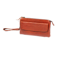 Load image into Gallery viewer, Classic Design Leather Wristlet with Various Compartments - Bajio Bound | NOVICA
