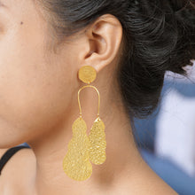 Load image into Gallery viewer, Artisan Crafted Gold-Plated Dangle Earrings - Break the Silence | NOVICA
