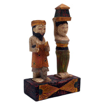 Load image into Gallery viewer, Hand Carved Albesia Wood Statuette - Sulinggih | NOVICA

