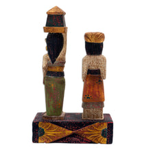 Load image into Gallery viewer, Hand Carved Albesia Wood Statuette - Sulinggih | NOVICA
