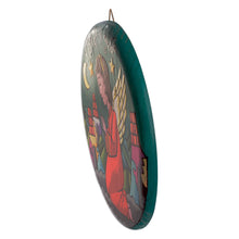 Load image into Gallery viewer, Handcrafted Pinewood Wall Accent - Guardian Angel | NOVICA

