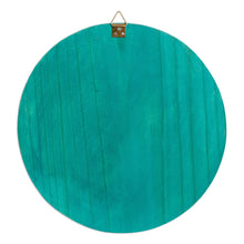 Load image into Gallery viewer, Handcrafted Pinewood Wall Accent - Guardian Angel | NOVICA
