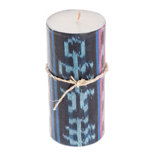 Load image into Gallery viewer, Handmade Pillar Candle with Mayan Motifs from Guatemala - Maya Mystic | NOVICA
