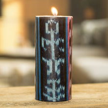 Load image into Gallery viewer, Handmade Pillar Candle with Mayan Motifs from Guatemala - Maya Mystic | NOVICA

