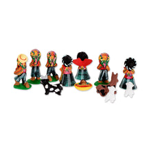 Load image into Gallery viewer, Handcrafted Ceramic Nativity Scene (12 Pieces) - Santo Tomas Christmas | NOVICA
