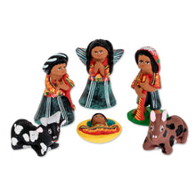 Load image into Gallery viewer, Handcrafted Ceramic Nativity Scene (12 Pieces) - Santo Tomas Christmas | NOVICA
