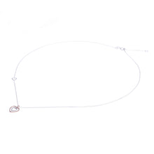 Load image into Gallery viewer, Rose Gold and Sterling Silver Necklace - Dual Hearts | NOVICA
