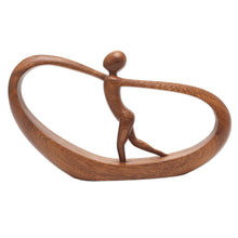 Load image into Gallery viewer, Hand Carved Suar Wood Statuette - Spirit Away | NOVICA
