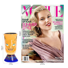 Load image into Gallery viewer, Handcrafted Yellow Ceramic Flower Pot - Top Cat in Yellow | NOVICA
