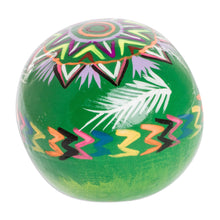 Load image into Gallery viewer, Ceramic Figurine from Guatemala - Colorful Skull | NOVICA
