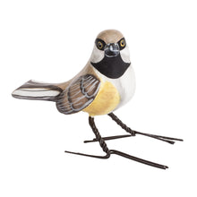 Load image into Gallery viewer, Handmade Bird Sculpture from Guatemala - Grey-headed Chickadee | NOVICA
