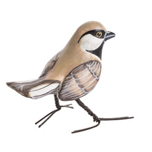 Load image into Gallery viewer, Handmade Bird Sculpture from Guatemala - Grey-headed Chickadee | NOVICA
