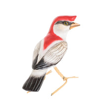 Load image into Gallery viewer, Artisan Crafted Bird Sculpture - Araripe Manakin | NOVICA
