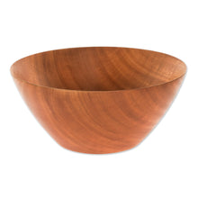Load image into Gallery viewer, Food-Safe Mahogany Serving Bowl (9 Inch) - To the Table | NOVICA
