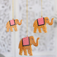 Load image into Gallery viewer, Festival Elephants in Yellow
