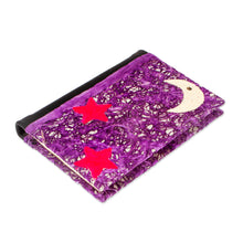 Load image into Gallery viewer, Handmade Journal from Mexico - Moon and Stars | NOVICA
