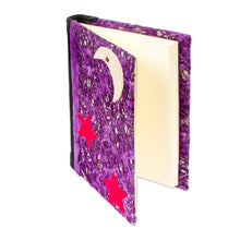 Load image into Gallery viewer, Handmade Journal from Mexico - Moon and Stars | NOVICA
