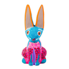 Load image into Gallery viewer, Artisan Crafted Alebrije Figurine from Mexico - Oaxacan Bunny | NOVICA
